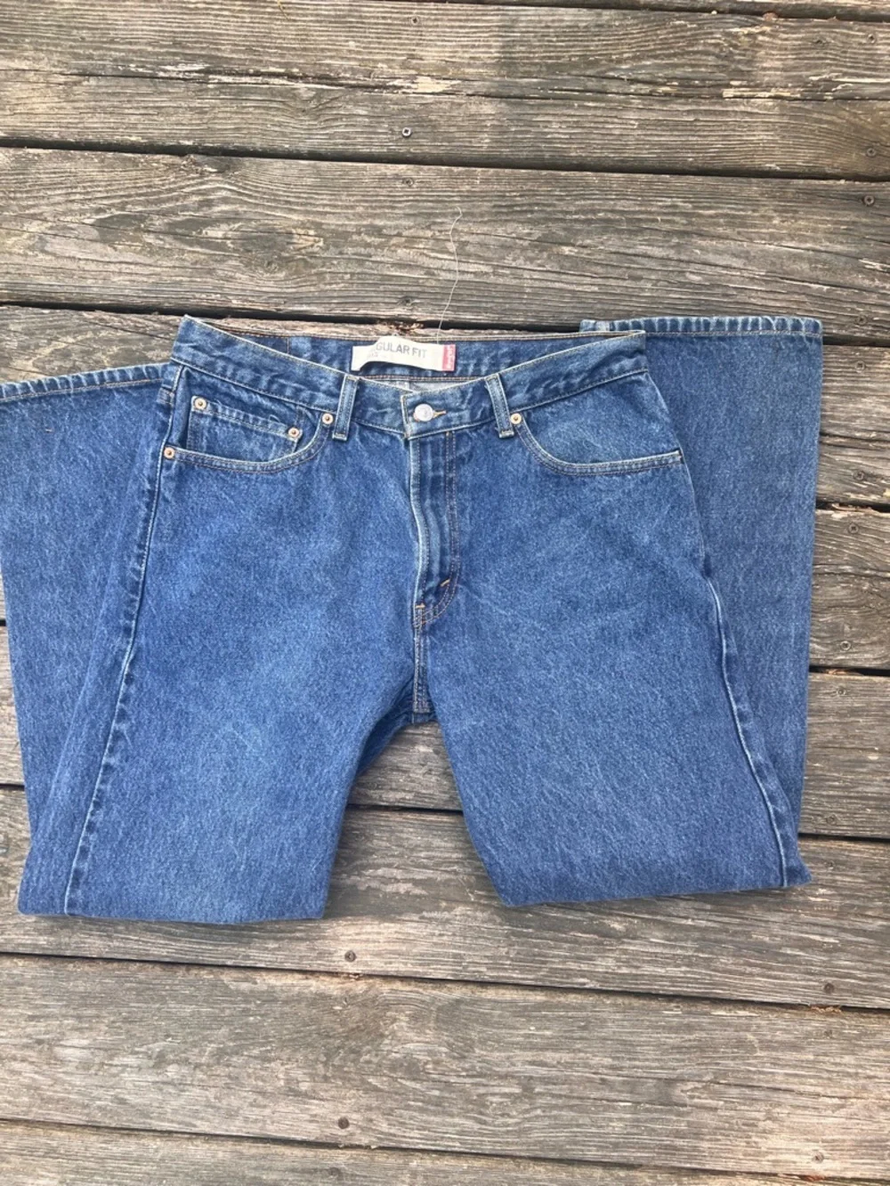 Levi's Men's Blue Denim Jeans - Classic Straight Fit